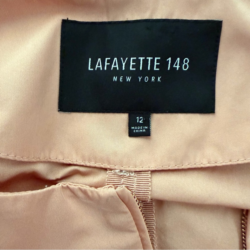 Lafayette 148 Pink Collarless Jacket - Picture 6 of 6